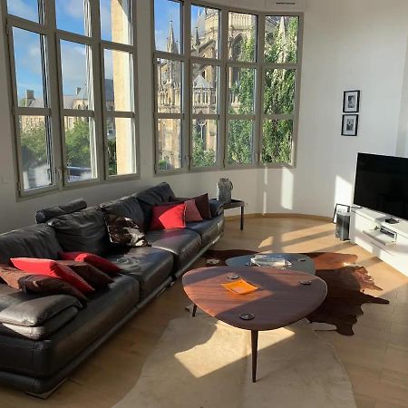 Loft Des Sacres - Vue Unique Sur La Cathedrale Apartment Reims Luaran gambar